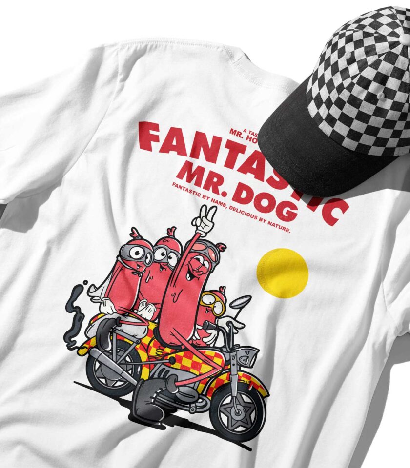 Fantastic Mr. Dog Organic Heavyweight T-Shirt - Image 6