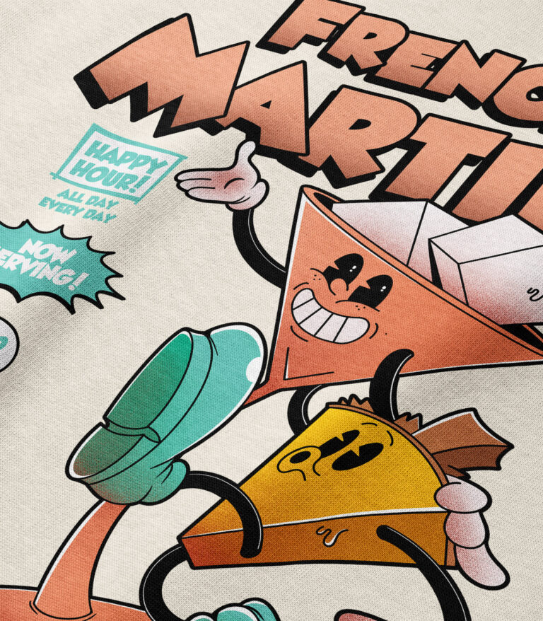 French Martini Heavyweight Organic Hoodie