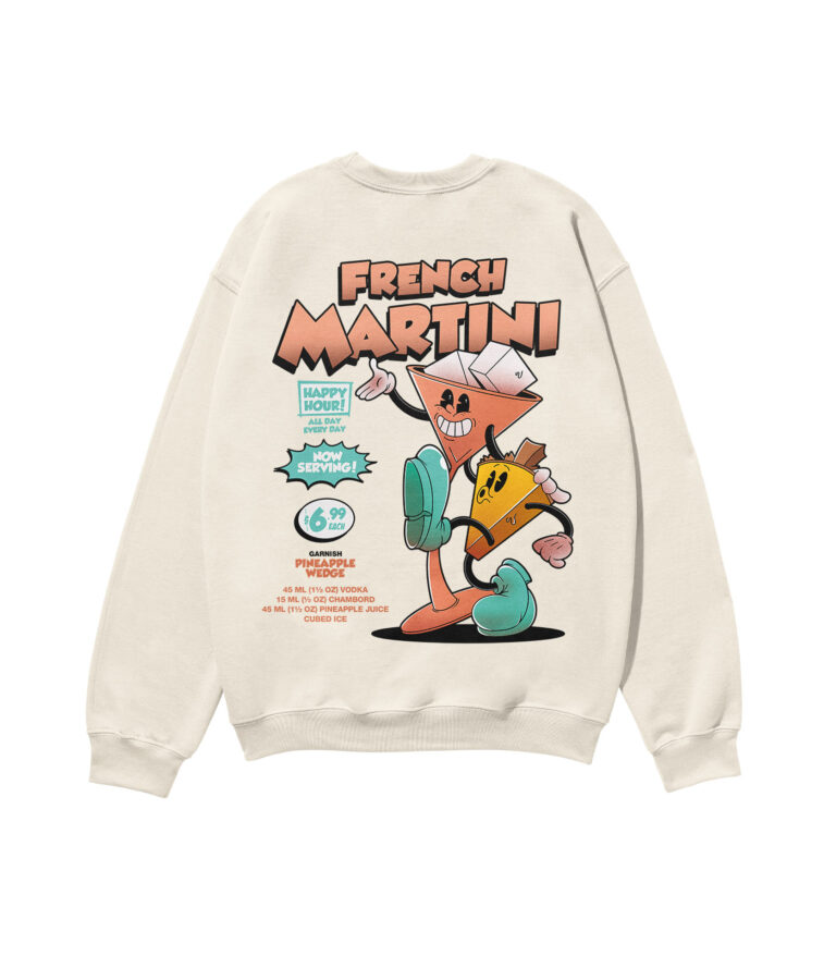 French Martini Heavyweight Organic Sweatshirt