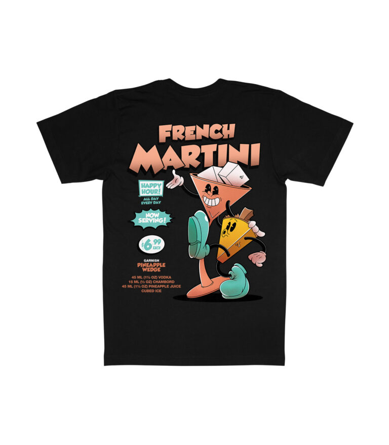 French Martini Organic Heavyweight T-Shirt