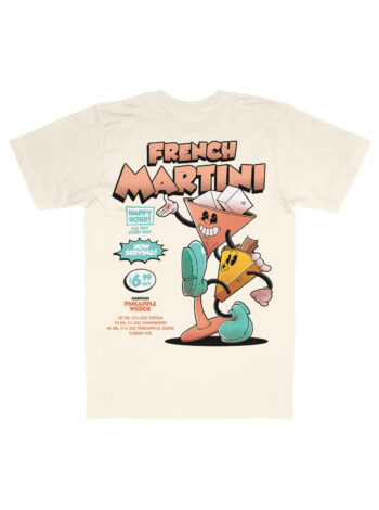 French Martini Organic Heavyweight T-Shirt