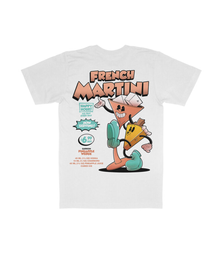 French Martini Organic Heavyweight T-Shirt