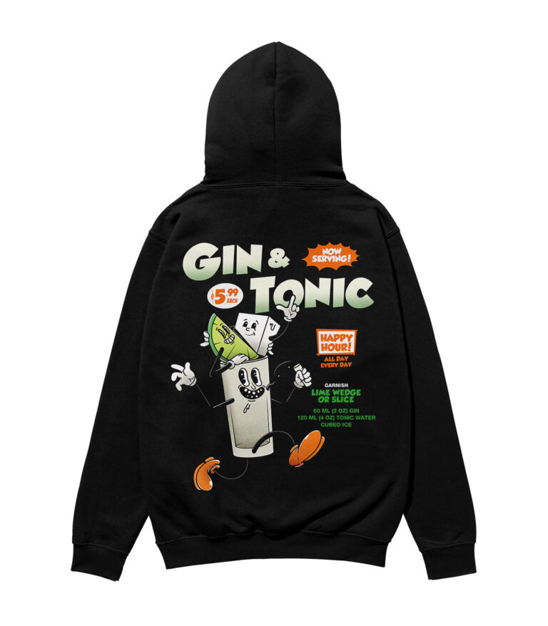 Gin & Tonic Heavyweight Organic Hoodie