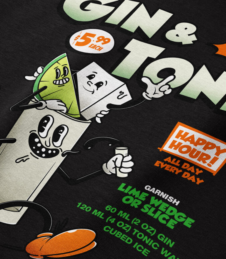 Gin & Tonic Heavyweight Organic Hoodie