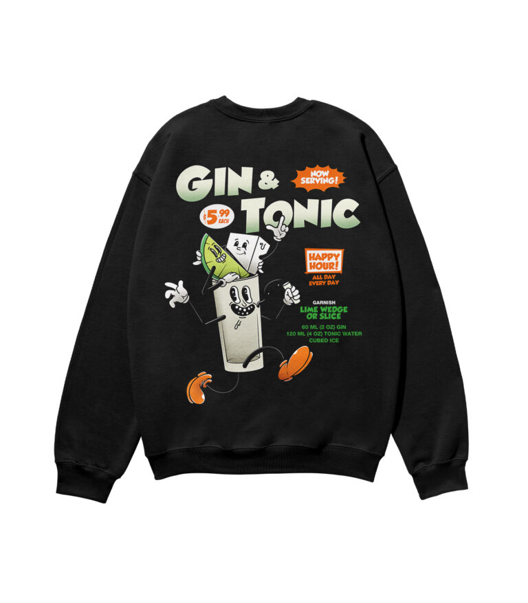 Gin & Tonic Heavyweight Organic Sweatshirt
