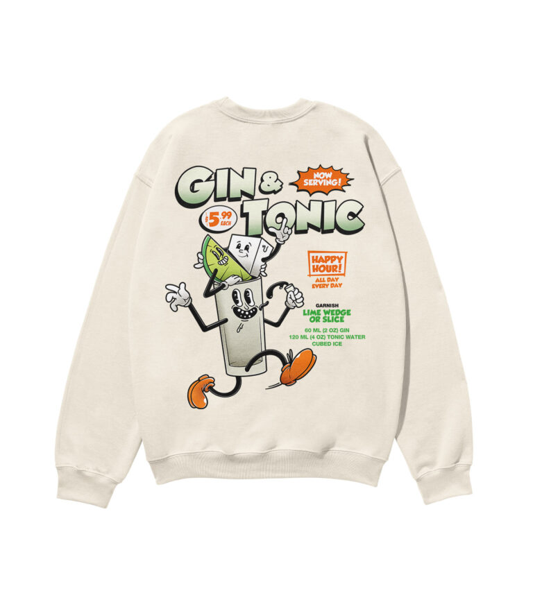 Gin & Tonic Heavyweight Organic Sweatshirt