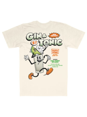 Gin & Tonic Organic Heavyweight T-Shirt