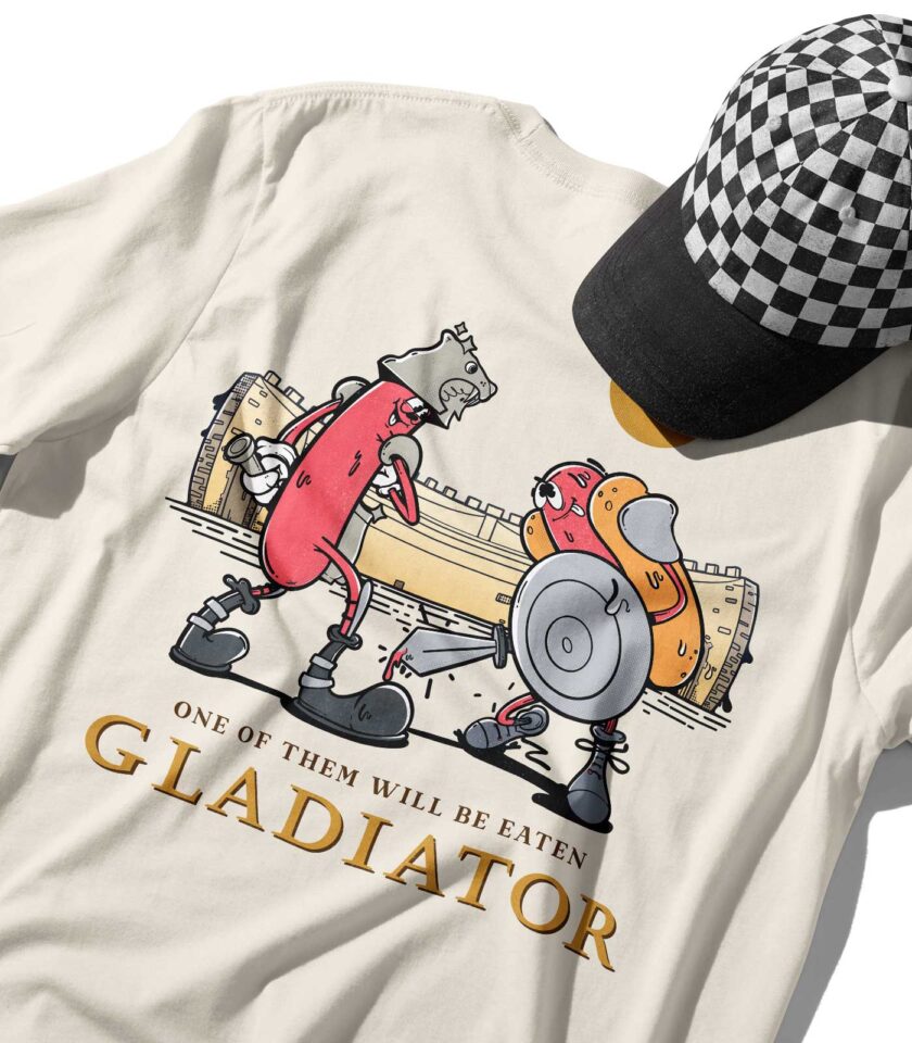 Gladiator Organic Heavyweight T-Shirt - Image 3