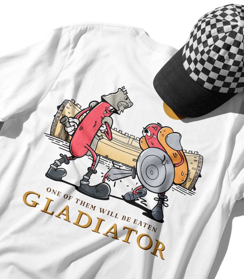 Gladiator Organic Heavyweight T-Shirt - Image 6