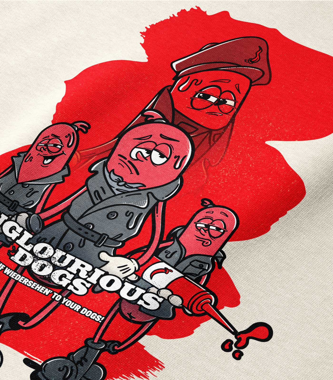 Inglourious Dogs Heavyweight Organic Hoodie - Image 3