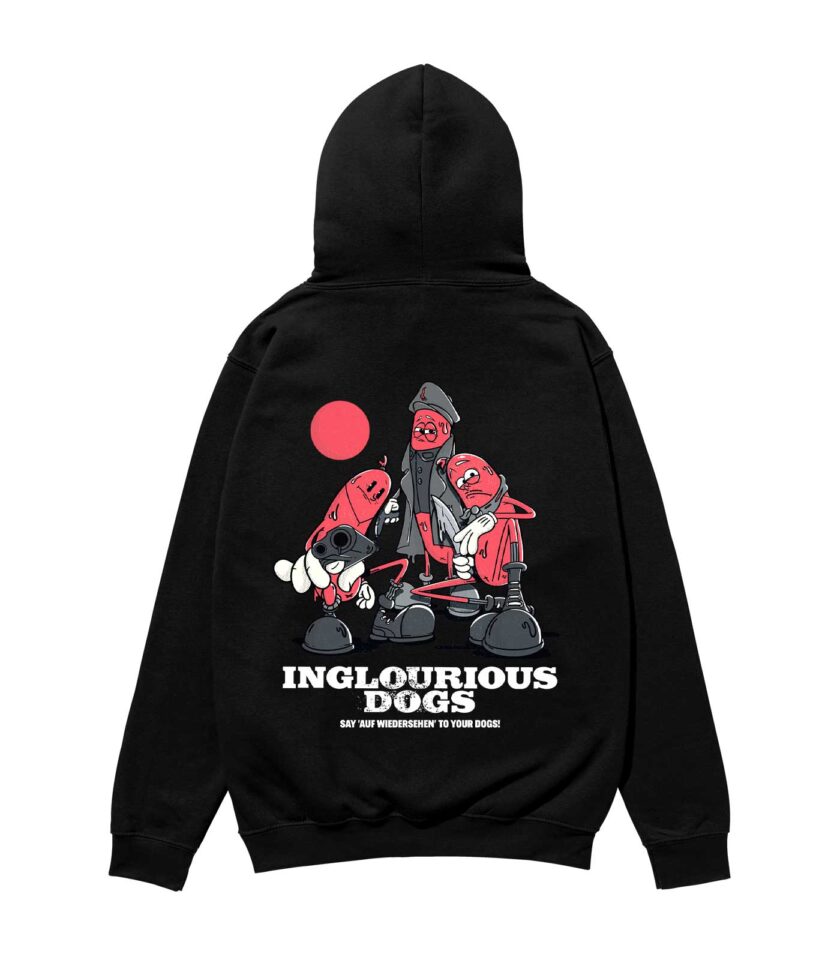 Inglourious Dogs Heavyweight Organic Hoodie - Image 4