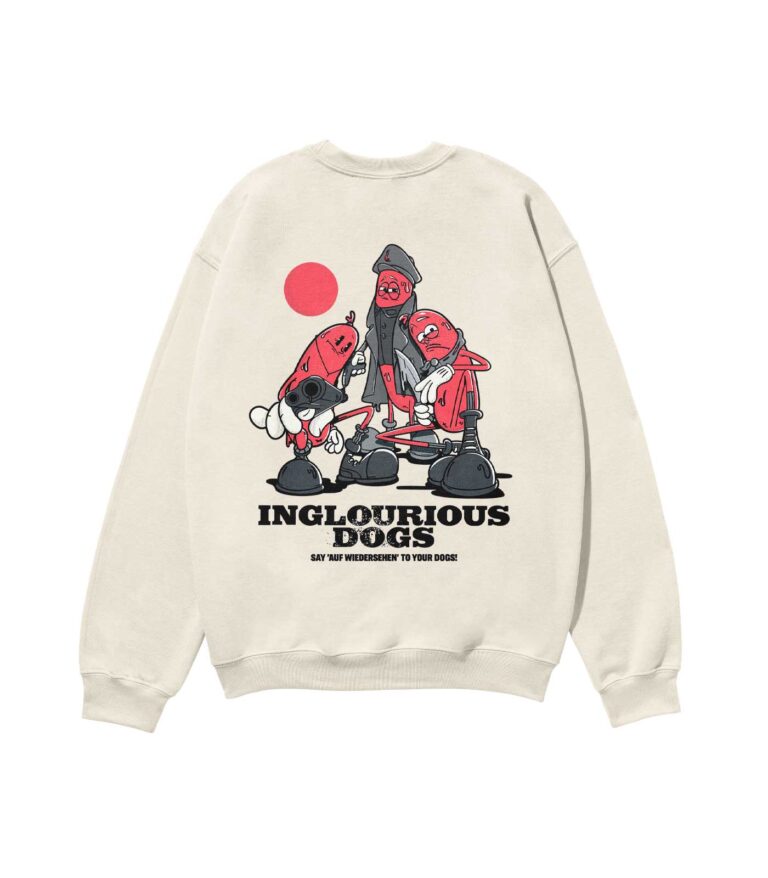 Inglourious Dogs Heavyweight Organic Sweatshirt Sand