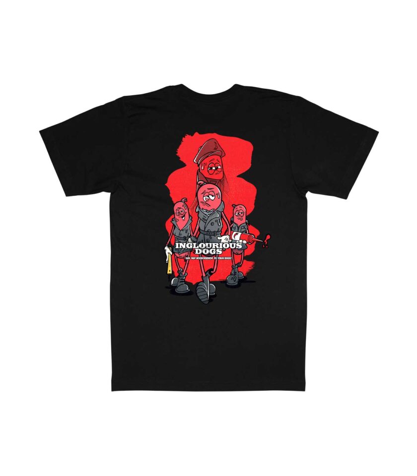 Inglourious Dogs Organic Heavyweight T-Shirt - Image 10