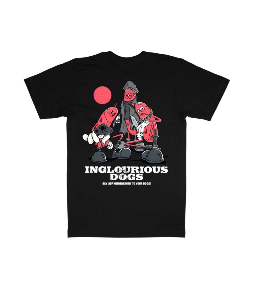 Inglourious Dogs Organic Heavyweight T-Shirt - Image 10