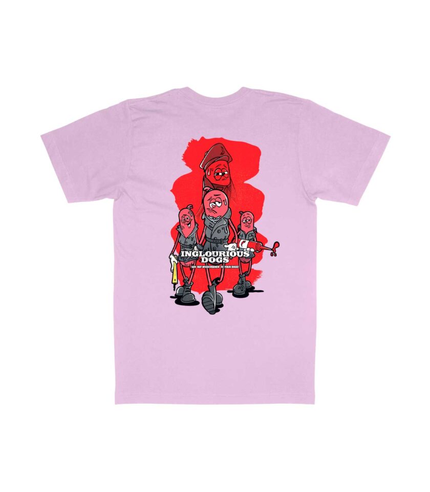 Inglourious Dogs Organic Heavyweight T-Shirt - Image 7