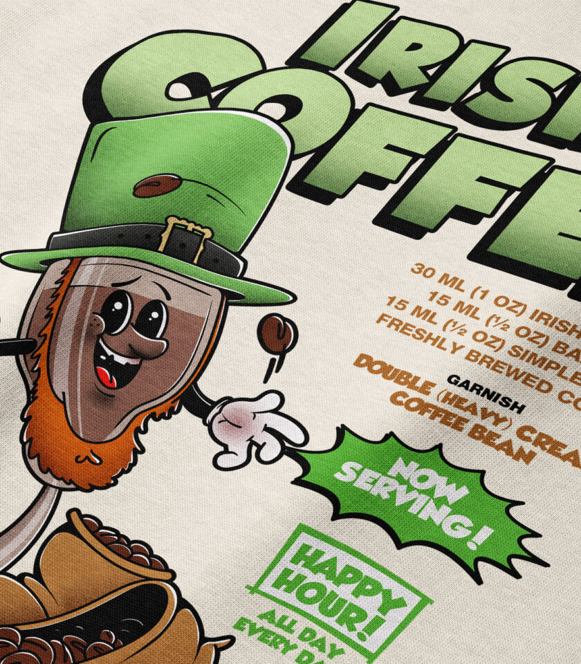 Irish Coffee Heavyweight Organic Sweatshirt - Image 3