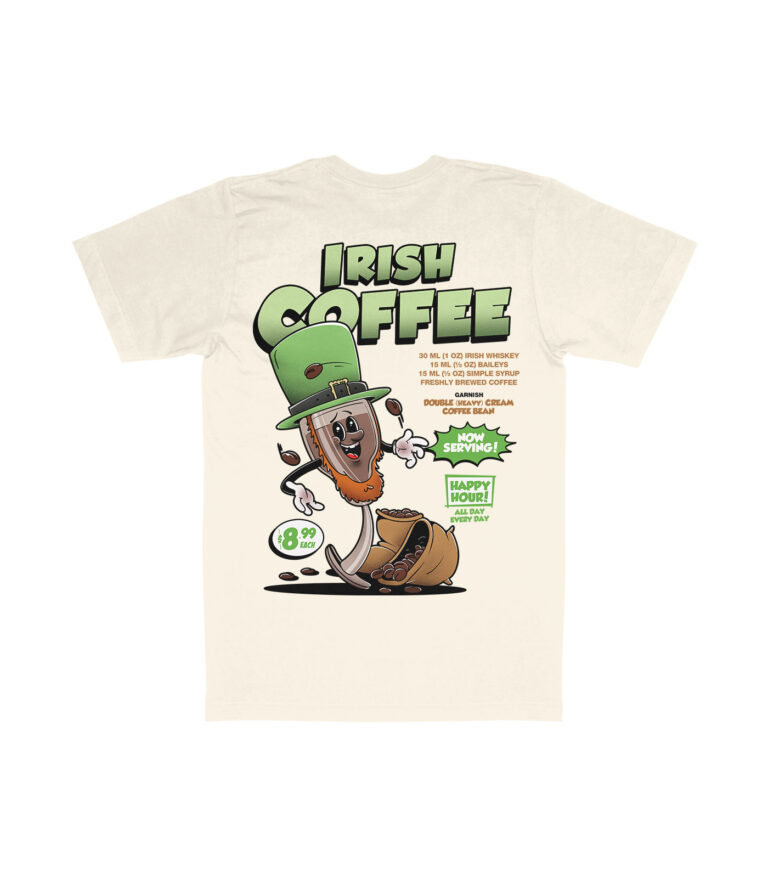 Irish Coffee Organic Heavyweight T-Shirt