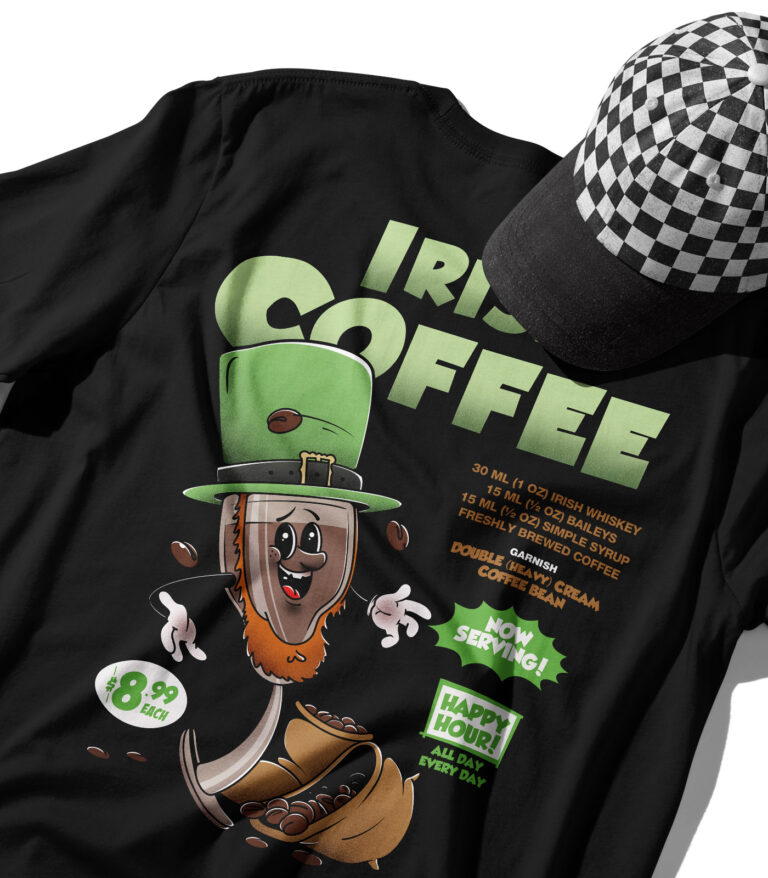 Irish Coffee Organic Heavyweight T-Shirt