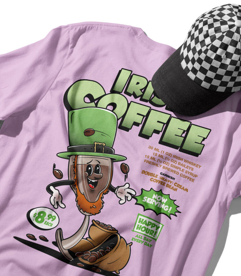 Irish Coffee Organic Heavyweight T-Shirt