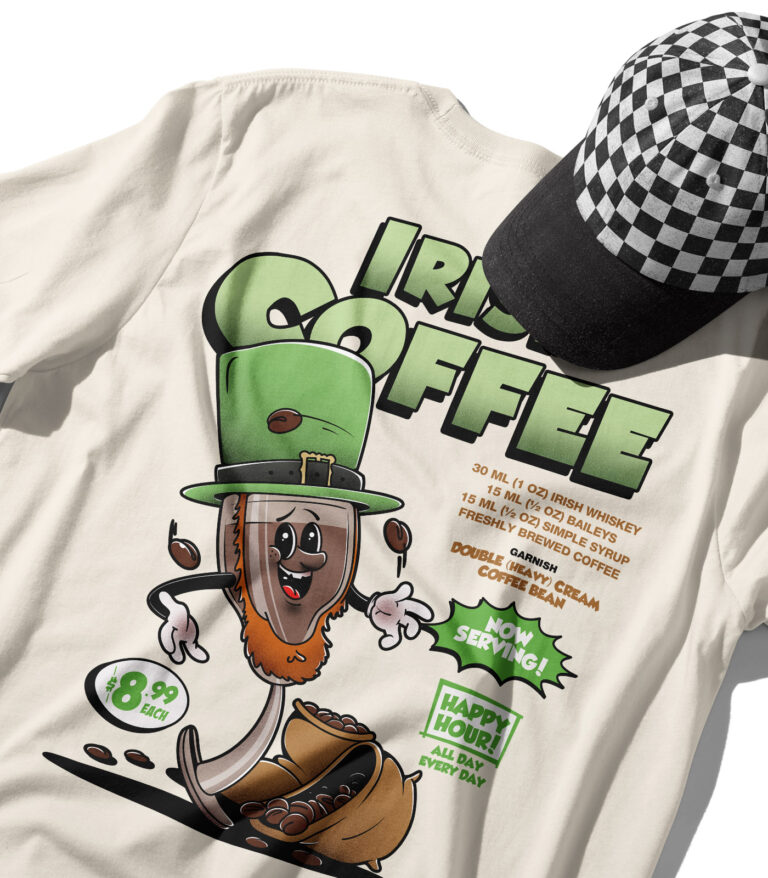 Irish Coffee Organic Heavyweight T-Shirt