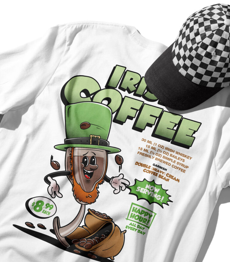 Irish Coffee Organic Heavyweight T-Shirt