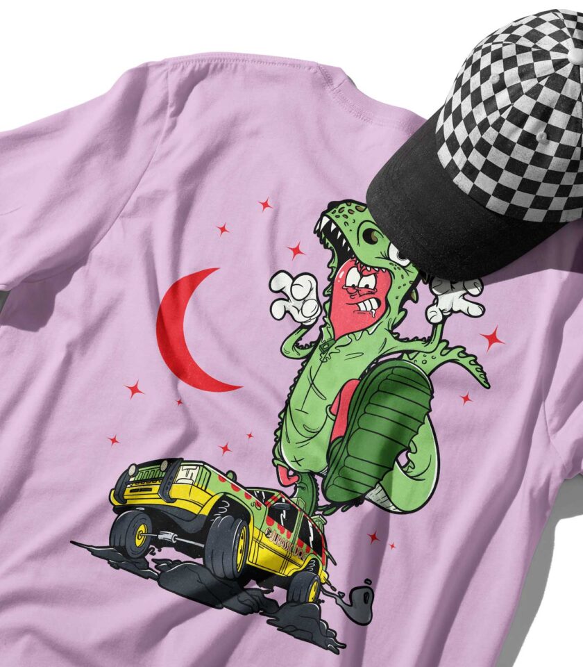 Jurassic Dog Organic Heavyweight T-Shirt - Image 9