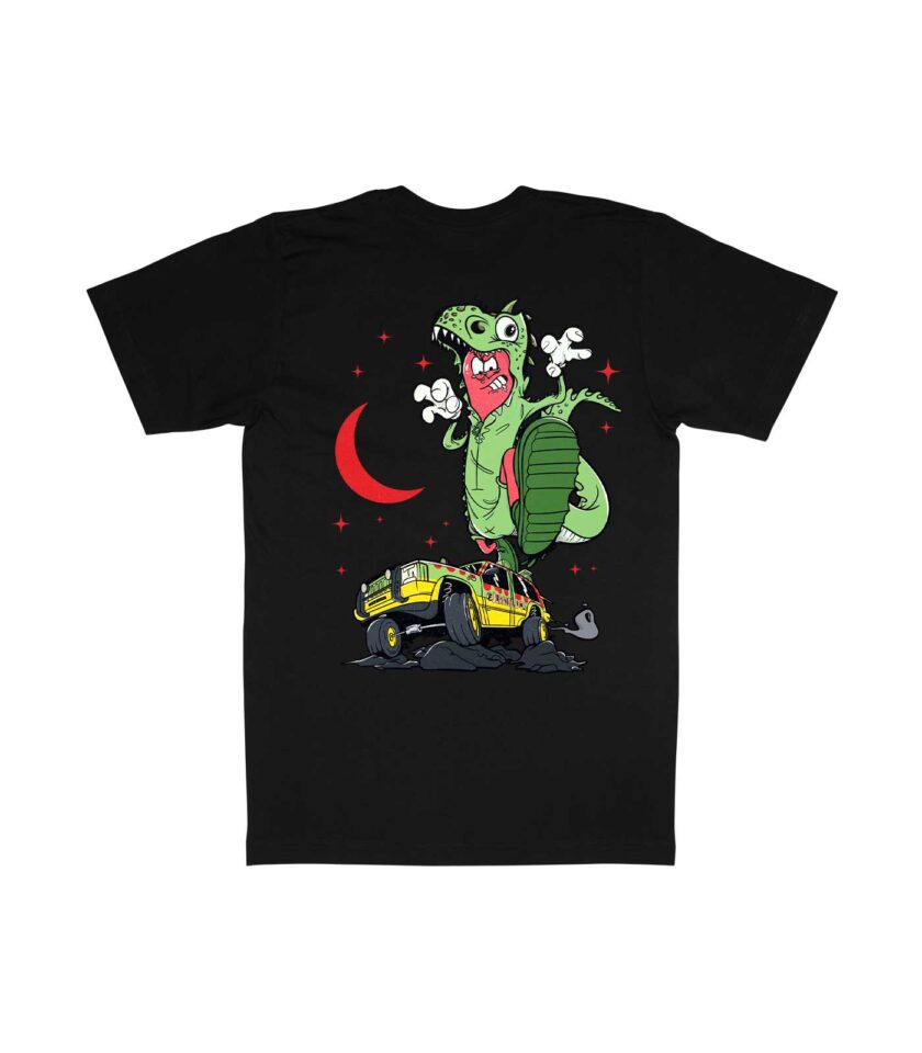 Jurassic Dog Organic Heavyweight T-Shirt - Image 10