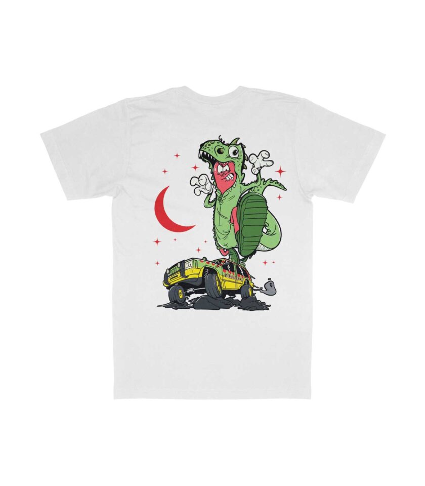 Jurassic Dog Organic Heavyweight T-Shirt - Image 4