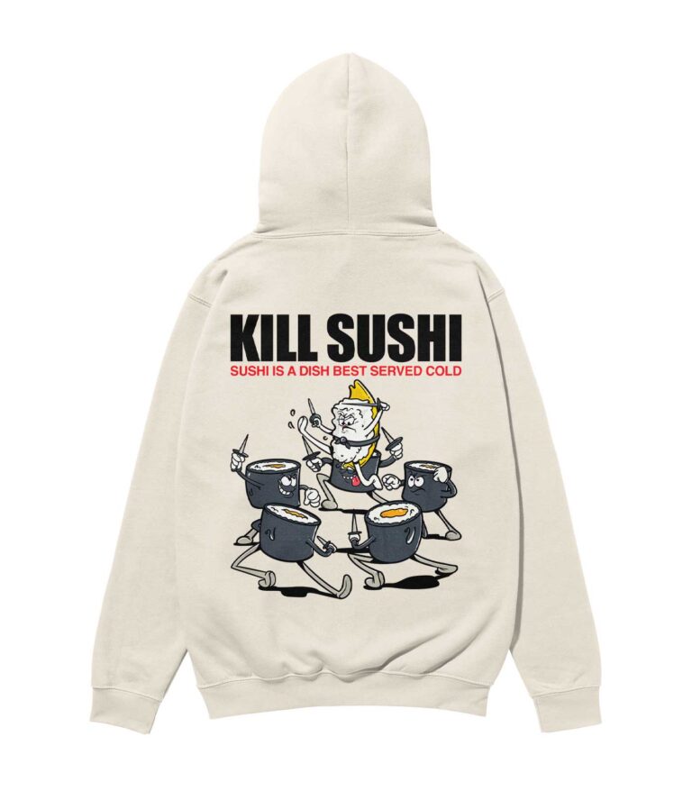 Kill Sushi Heavyweight Organic Hoodie