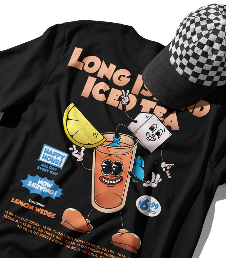 Long Island Iced Tea Organic Heavyweight T-Shirt