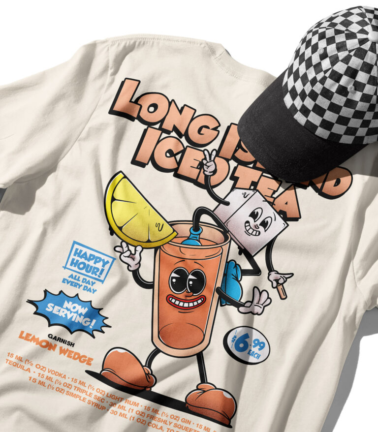 Long Island Iced Tea Organic Heavyweight T-Shirt