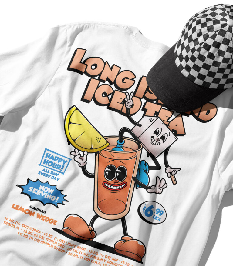 Long Island Iced Tea Organic Heavyweight T-Shirt