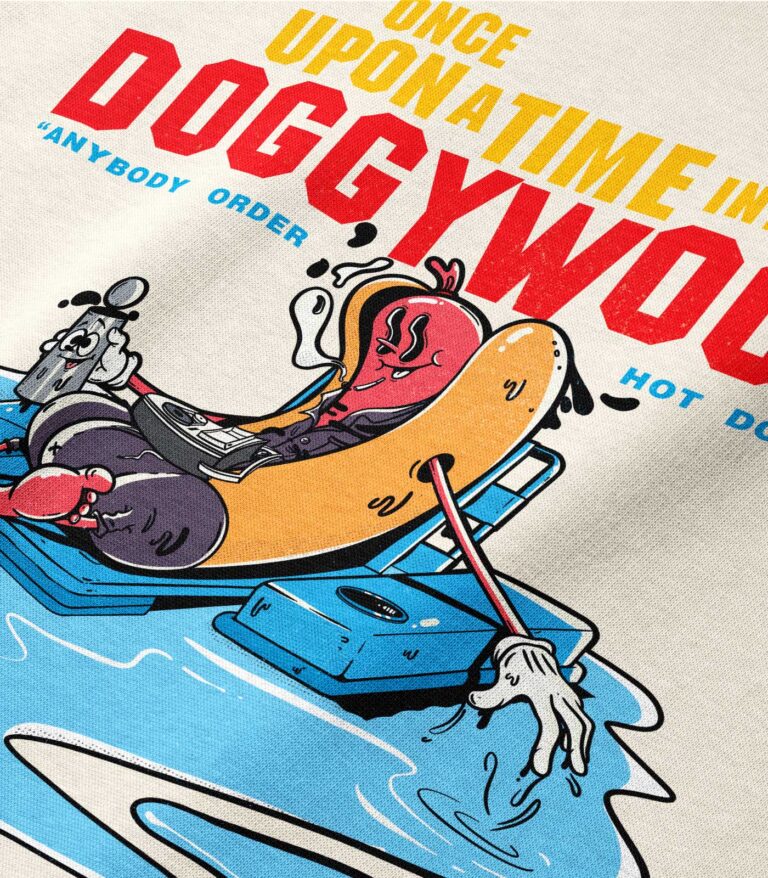 Once Upon a Time... in Doggywood Heavyweight Organic Hoodie