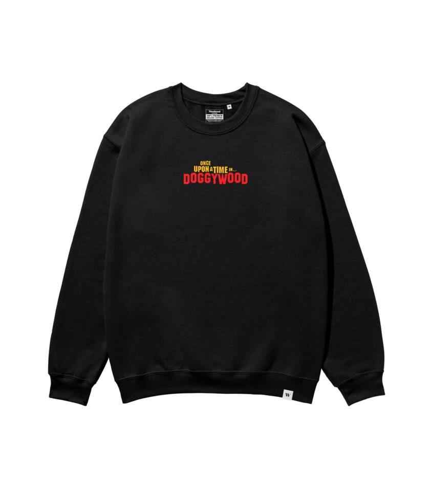 Once Upon a Time... in Doggywood Heavyweight Organic Sweatshirt Sand - Image 5