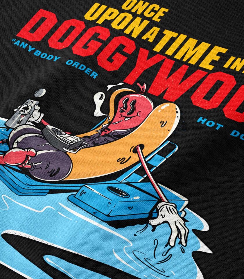 Once Upon a Time... in Doggywood Heavyweight Organic Sweatshirt Sand - Image 6
