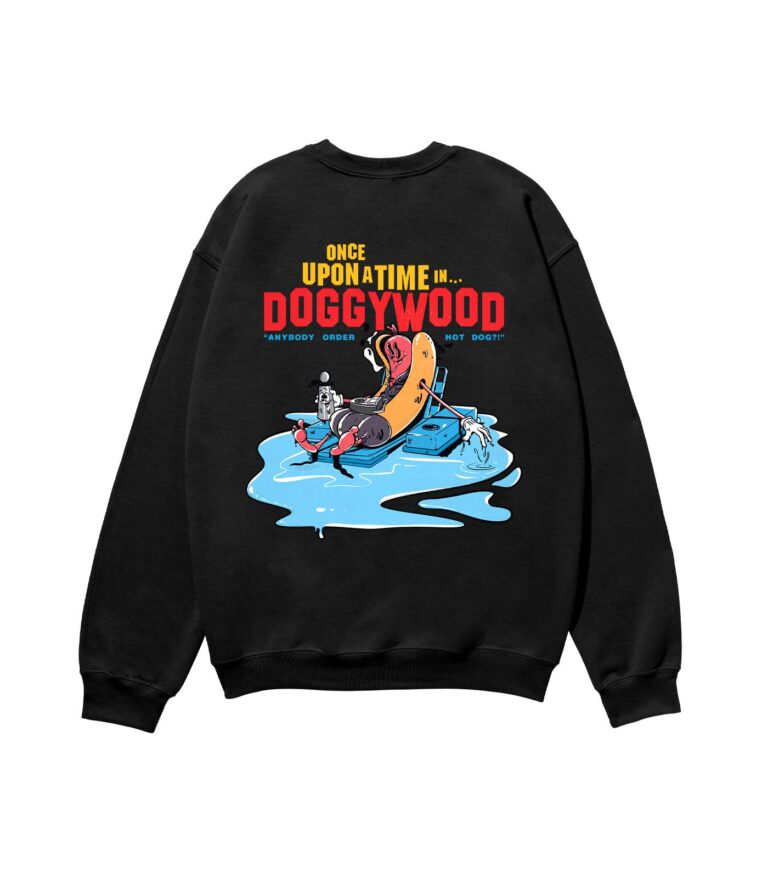 Once Upon a Time... in Doggywood Heavyweight Organic Sweatshirt Sand