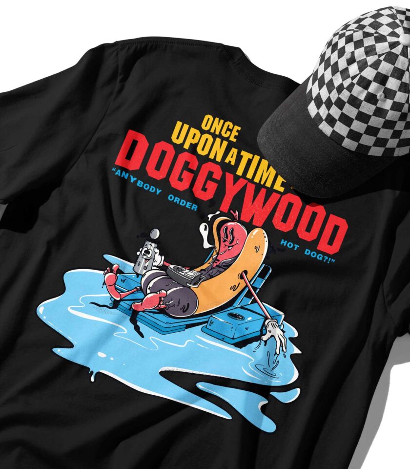 Once Upon a Time... in Doggywood Organic Heavyweight T-Shirt - Image 12