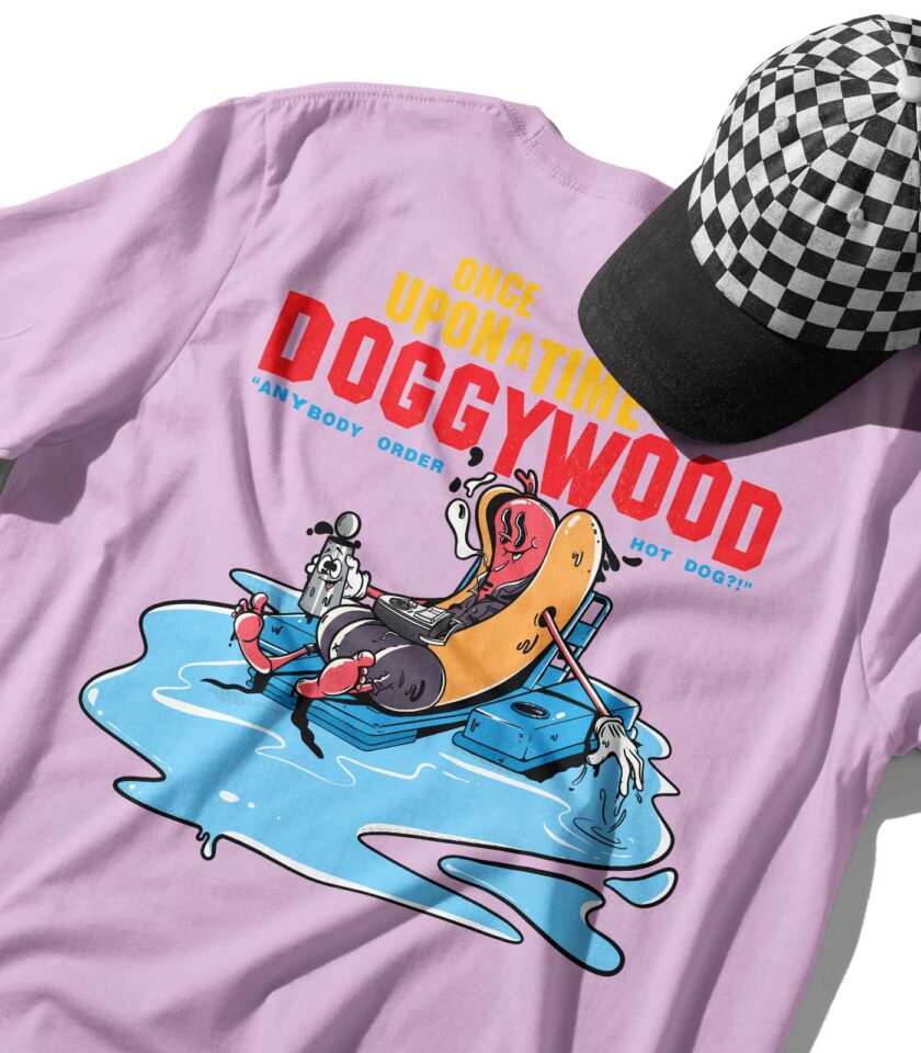 Once Upon a Time... in Doggywood Organic Heavyweight T-Shirt - Image 9