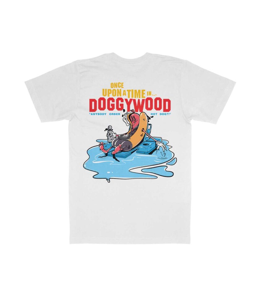 Once Upon a Time... in Doggywood Organic Heavyweight T-Shirt - Image 4