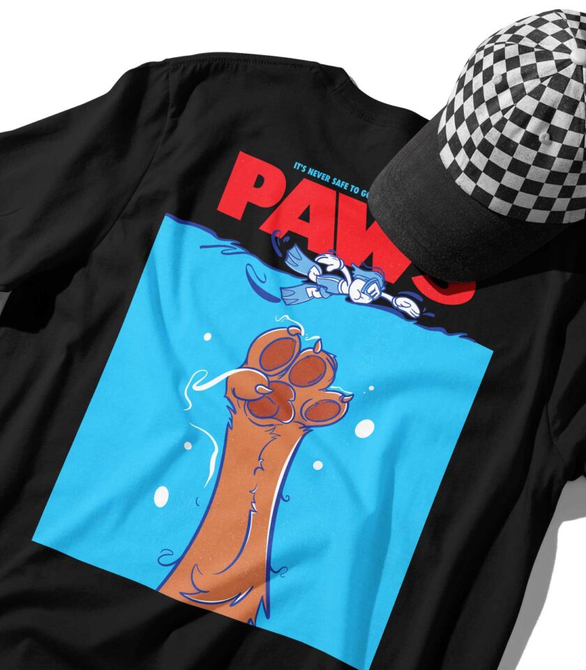 Paws Organic Heavyweight T-Shirt - Image 12
