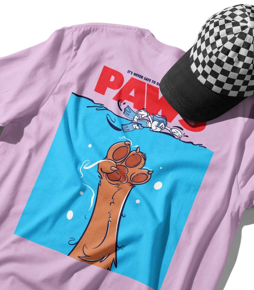 Paws Organic Heavyweight T-Shirt - Image 9