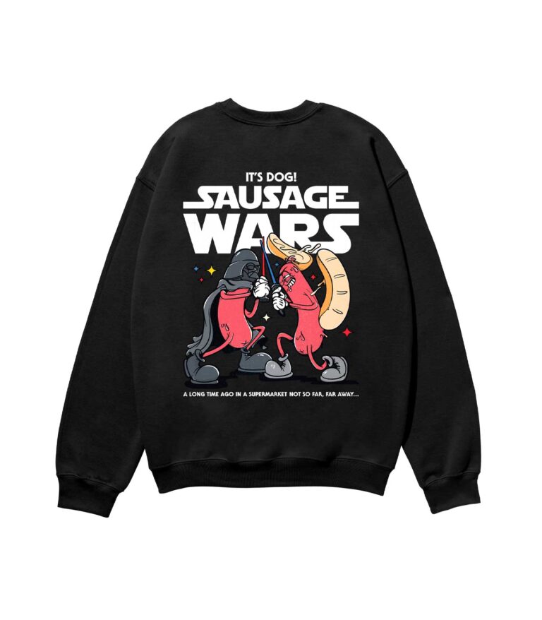 Sausage Wars Heavyweight Organic Sweatshirt Sand