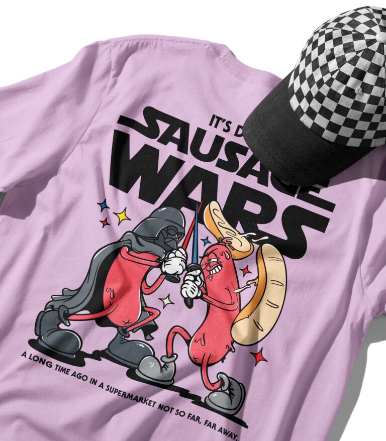 Sausage Wars Organic Heavyweight T-Shirt