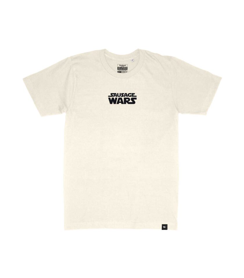 Sausage Wars Organic Heavyweight T-Shirt - Image 2