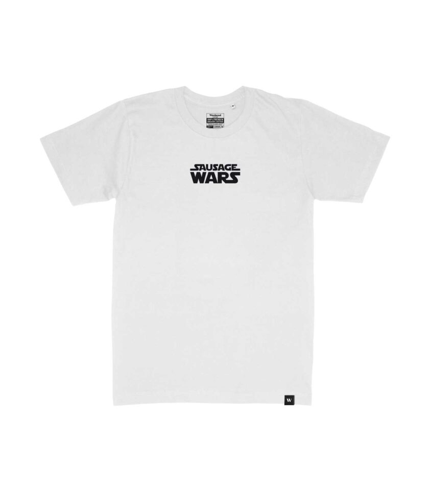 Sausage Wars Organic Heavyweight T-Shirt - Image 5