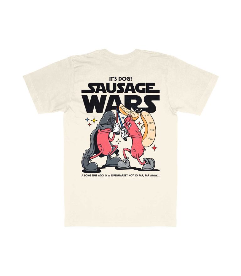 Sausage Wars Organic Heavyweight T-Shirt