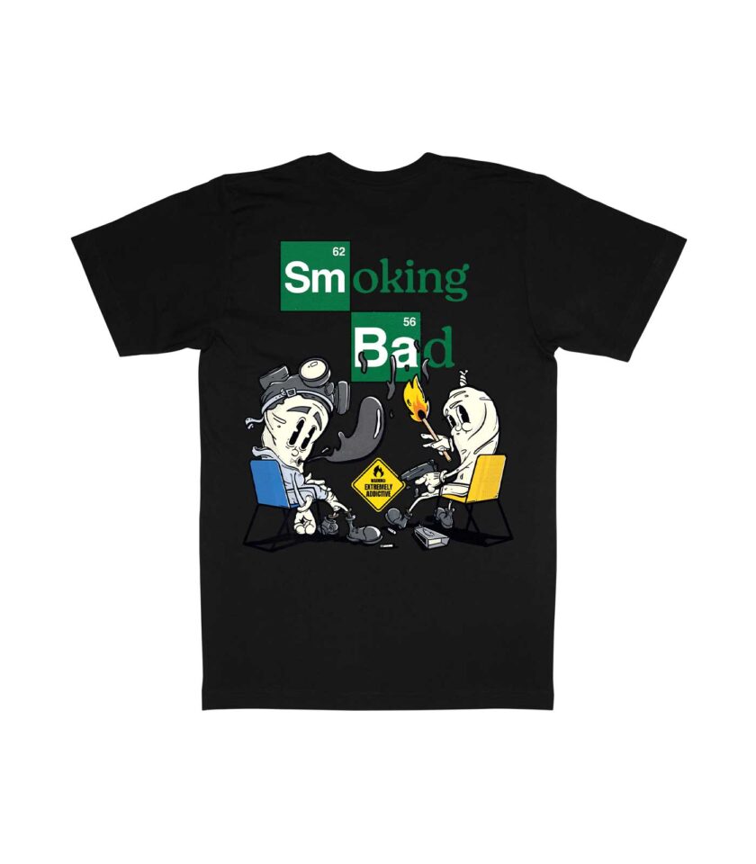 Smoking Bad Organic Heavyweight T-Shirt - Image 10
