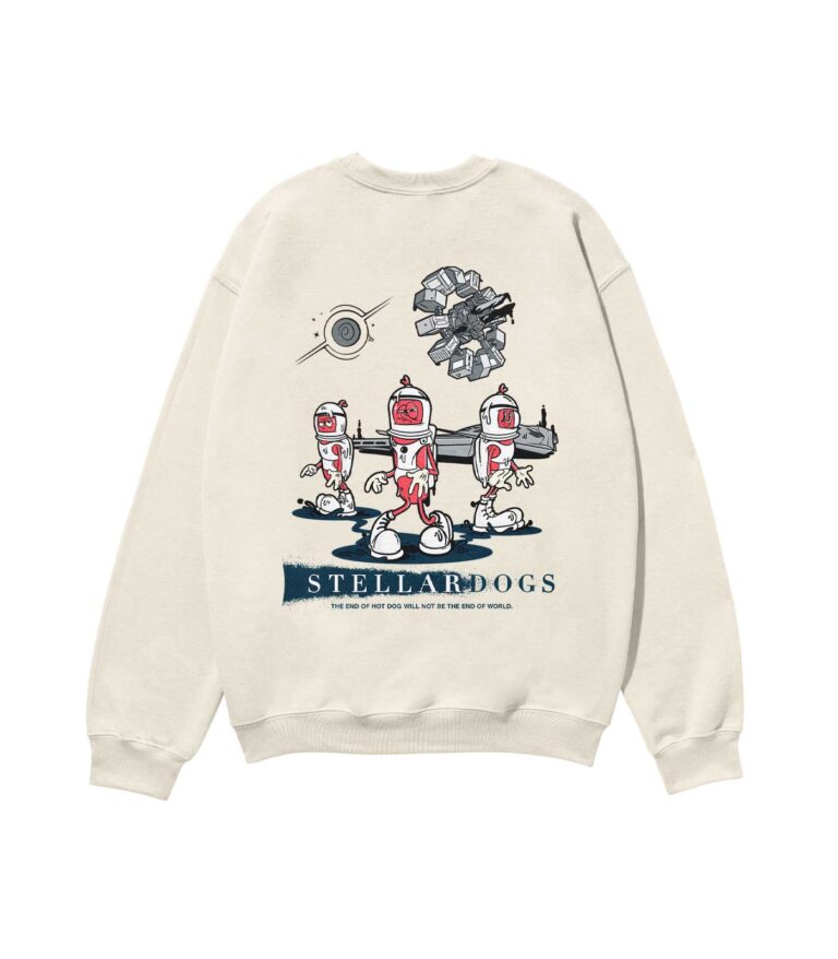 Stellardogs Heavyweight Organic Sweatshirt Sand