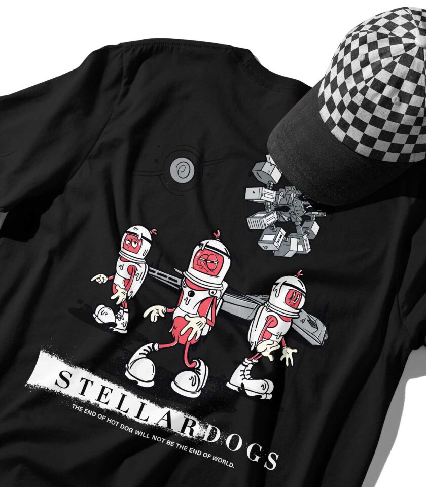 Stellardogs Organic Heavyweight T-Shirt - Image 12