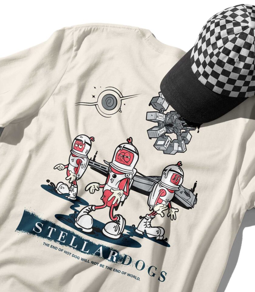 Stellardogs Organic Heavyweight T-Shirt - Image 3